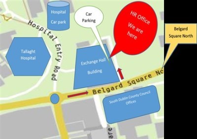 Map & directions to Tallaght Hospital